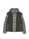 Bogner Bibi Quilted Plush-trim Shell Jacket In Green