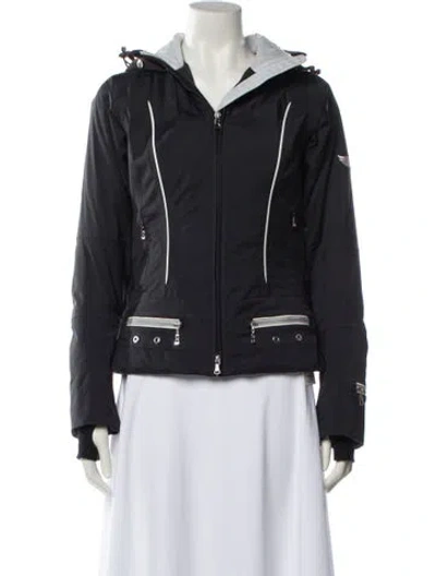 Pre-owned Bogner Biker Jacket In Black