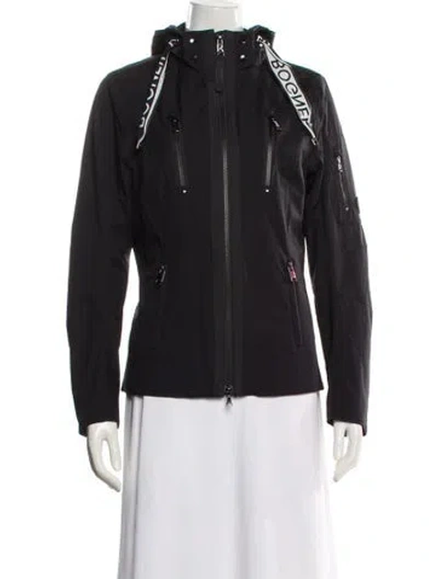 Pre-owned Bogner Biker Jacket W/ Tags In Blue