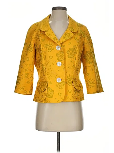 Pre-owned Bogner Blazer Jacket In Yellow