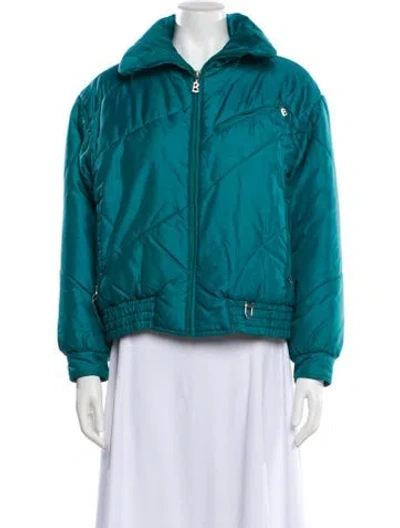 Pre-owned Bogner Bomber Jacket In Blue