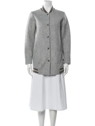 Pre-owned Bogner Bomber Jacket In Gray