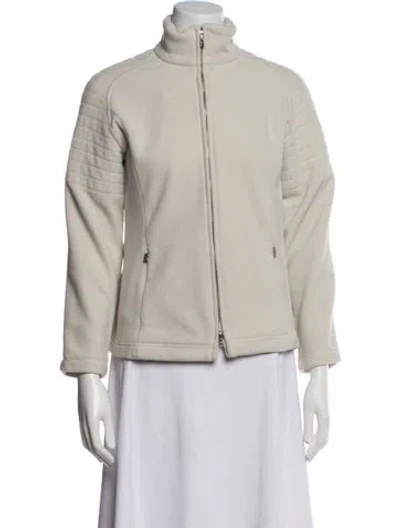 Pre-owned Bogner Bomber Jacket In Neutral
