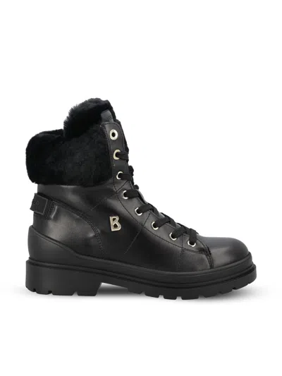 Bogner St. Moritz Shearling-lined Ankle Boots In Black