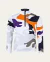 Bogner Chris Logo Camouflage Half-zip Top In Multi