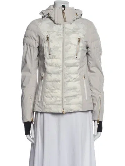 Pre-owned Bogner Camouflage Print Down Jacket In Neutrals