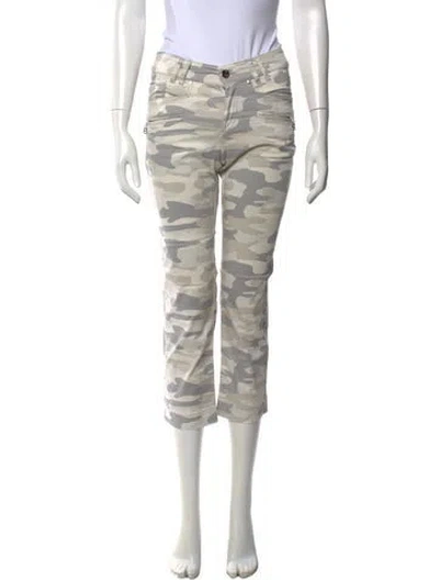 Pre-owned Bogner Camouflage Print Straight Leg Pants In Neutrals