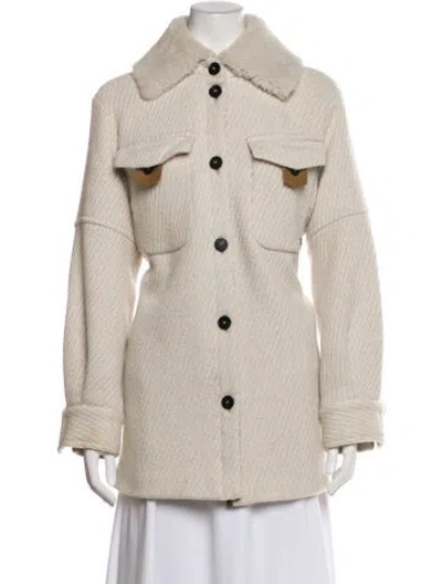 Pre-owned Bogner Cashmere Printed Jacket In Neutral