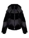 Bogner Cathy Hooded Panelled Jacket In Black