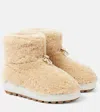 Bogner Chamonix S 13 Shearling Snow Boots In Nude