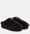 Bogner Chamonix Shearling Clogs In Black