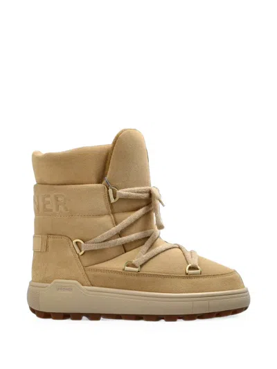 Bogner Chamonix Suede Snow Boots In Brown