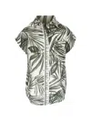 Bogner Charlet Leaf-print Blouse In Multi
