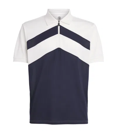 Bogner Chevron Cuno Polo Shirt In Blue