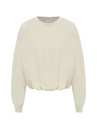 Bogner Chloe Embossed Crewneck Sweatshirt In White