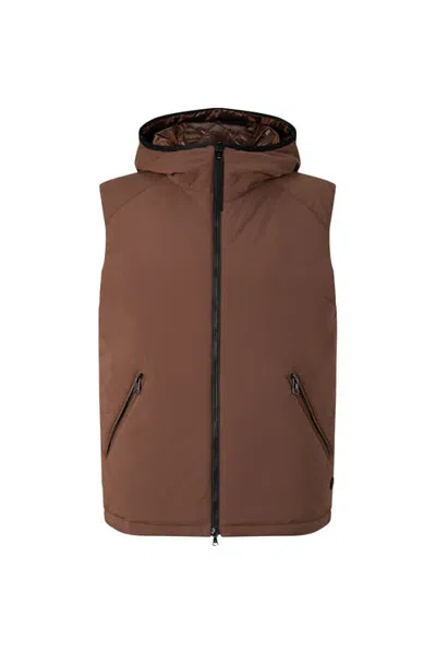 Bogner Clion Lightweight Down Vest In Brown