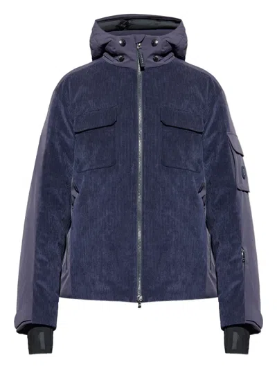Bogner Cobe Corduroy Hooded Jacket In Blue