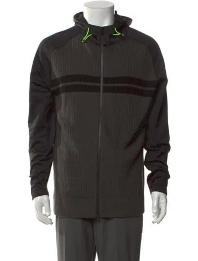Pre-owned Bogner Colorblock Pattern Crew Neck Pullover In Green