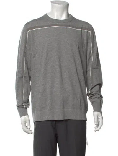 Pre-owned Bogner Colorblock Pattern Crew Neck T-shirt W/ Tags In Grey