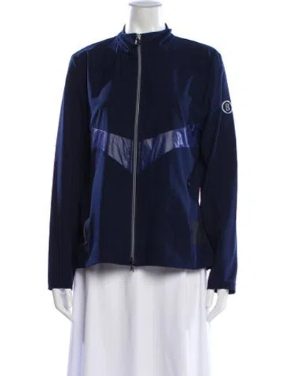 Pre-owned Bogner Colorblock Pattern Evening Jacket In Blue