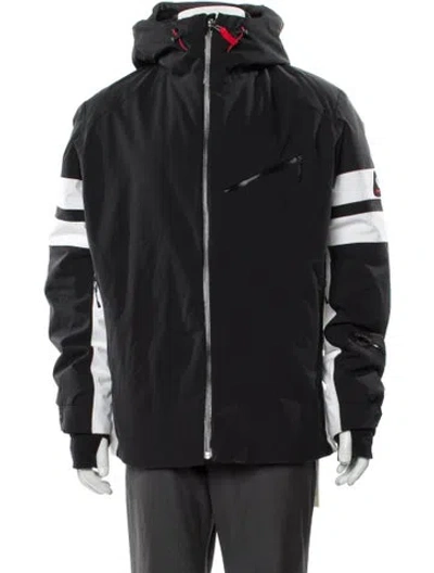 Pre-owned Bogner Colorblock Pattern Jacket In Black