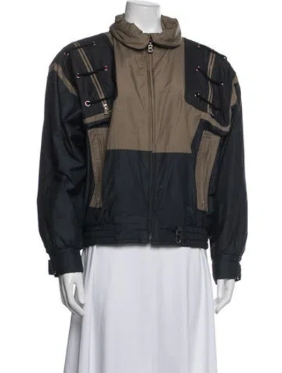 Pre-owned Bogner Colorblock Pattern Jacket In Blue