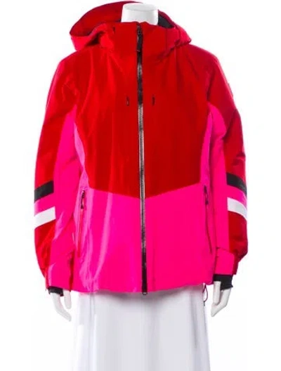 Pre-owned Bogner Colorblock Pattern Jacket In Pink