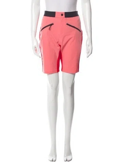 Pre-owned Bogner Colorblock Pattern Mini Shorts W/ Tags In Pink