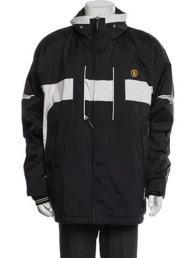 Pre-owned Bogner Colorblock Pattern Performance Jacket In Black