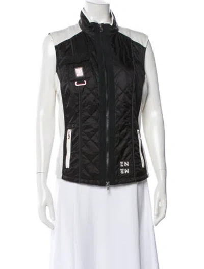 Pre-owned Bogner Colorblock Pattern Vest In Gray