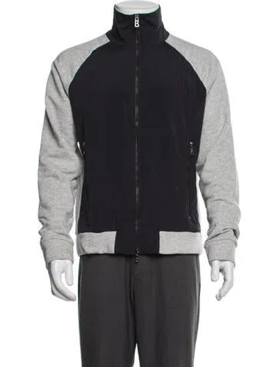 Pre-owned Bogner Colorblock Pattern Windbreaker In Gray
