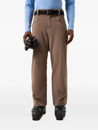 Bogner Corven Corduroy-effect Ski Pants In Brown