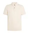Bogner Cotton-blend Performance Polo Shirt In White