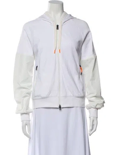Pre-owned Bogner Crew Neck Long Sleeve Hoodie In White