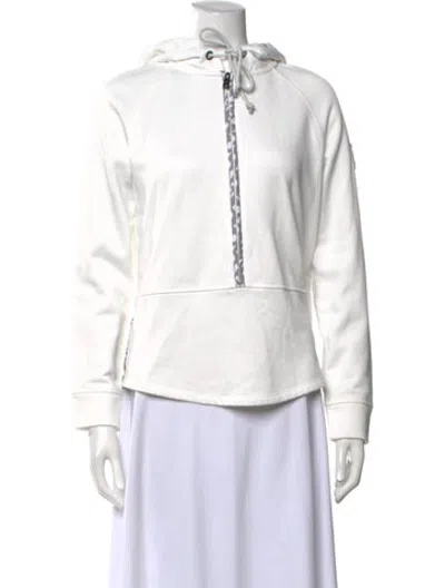 Pre-owned Bogner Crew Neck Long Sleeve Hoodie In White