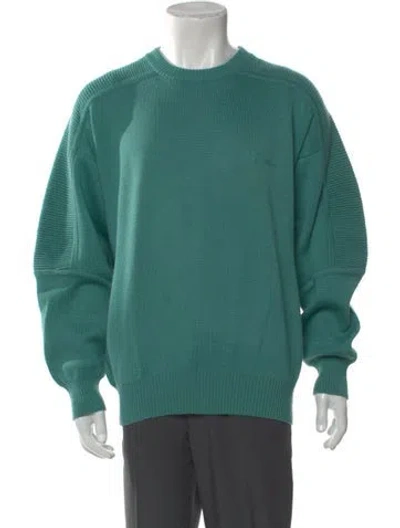 Pre-owned Bogner Crew Neck Long Sleeve Pullover In Green
