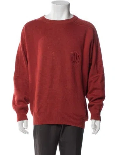 Pre-owned Bogner Crew Neck Long Sleeve Pullover In Orange