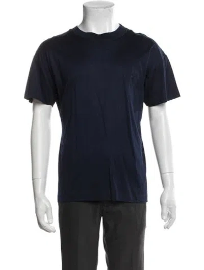 Pre-owned Bogner Crew Neck Short Sleeve T-shirt In Blue