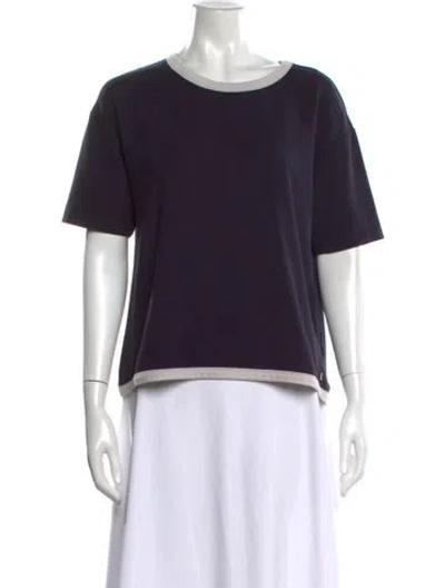 Pre-owned Bogner Crew Neck Short Sleeve T-shirt In Blue
