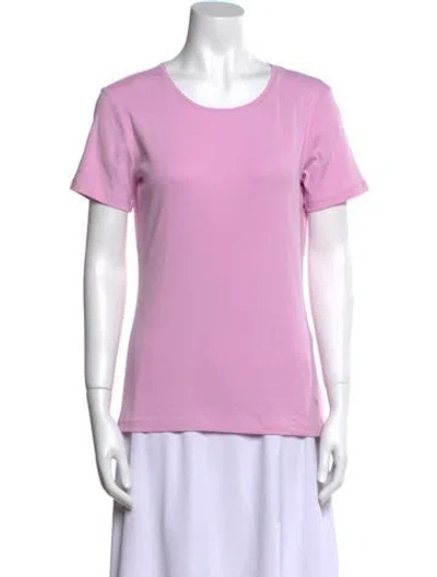 Pre-owned Bogner Crew Neck Short Sleeve T-shirt In Pink