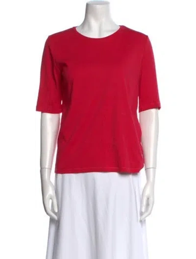 Pre-owned Bogner Crew Neck Short Sleeve T-shirt In Red