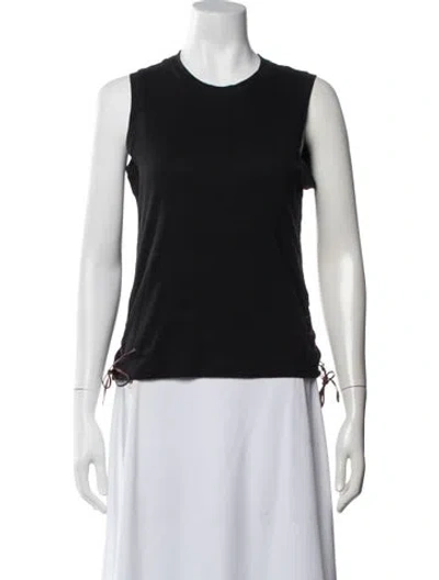 Pre-owned Bogner Crew Neck Sleeveless Top In Black
