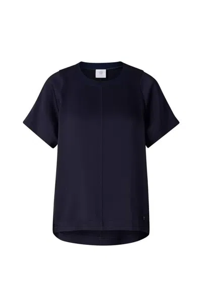 Bogner Dakota Satin Shirt In Blue