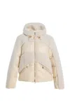 Bogner Dana Shearling-trimmed Down Ski Jacket In White