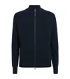 Bogner Dexter Zip-up Cardigan In Blue