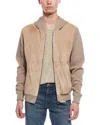 Bogner Diego Cashmere-blend Suede Jacket In Neutral