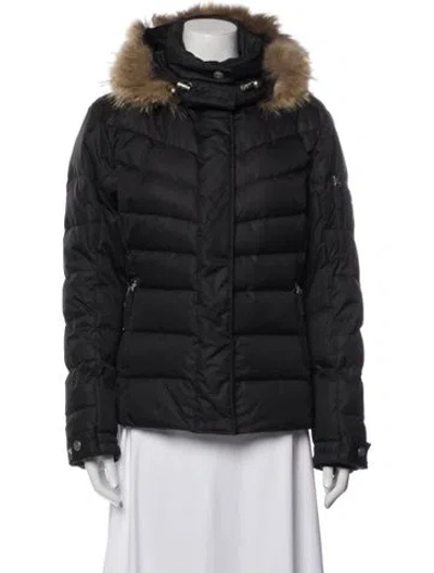 Pre-owned Bogner Down Coat In Black