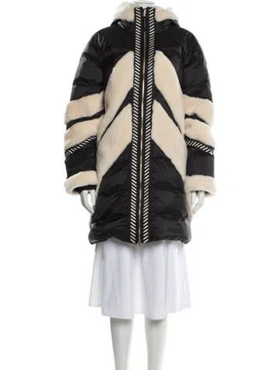 Pre-owned Bogner Down Coat In Black/neutrals
