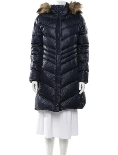 Pre-owned Bogner Down Coat In Blue