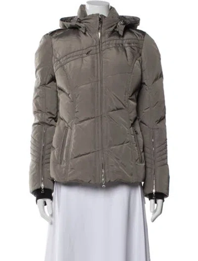 Pre-owned Bogner Down Coat In Gray